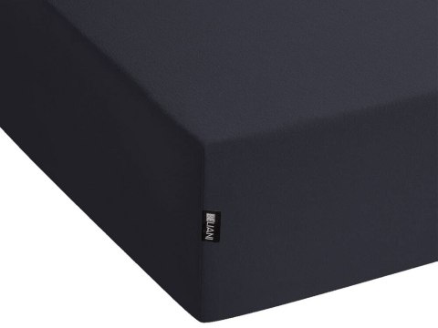 Prześcieradło z gumką JANBU Bawełna 180x200 cm Czarny