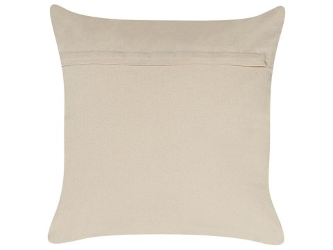 Zestaw 2 poduszek dekoracyjnych OUJDA Bawełna 50 x 50 cm Miedziany Wzór geometryczny