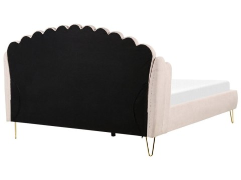 Łóżko AMBILLOU 180 x 200 cm Jasnobeżowy