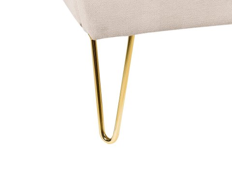 Łóżko AMBILLOU 180 x 200 cm Jasnobeżowy