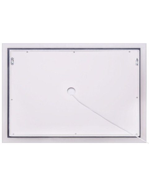 Lustro łazienkowe LED ADOUR 80 cm 60 cm Srebrny