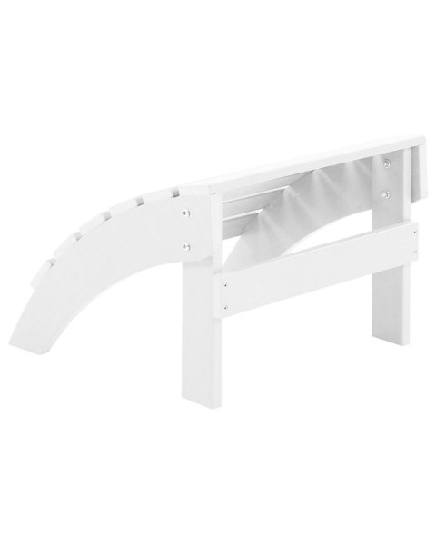 Podnóżek ogrodowy ADIRONDACK Biały