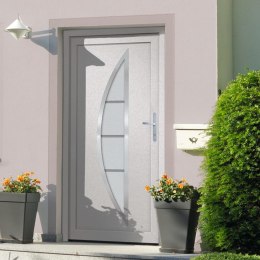  Drzwi wejściowe, białe, 108x208 cm, PVC Lumarko! Lumarko!