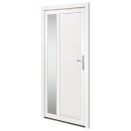  Drzwi wejściowe, białe, 98x200 cm, PVC Lumarko! Lumarko!