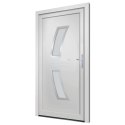 Drzwi wejściowe, białe, 98x208 cm, PVC Lumarko! Lumarko!