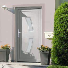  Drzwi wejściowe, białe, 98x208 cm, PVC Lumarko! Lumarko!