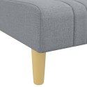 Sofa rozkładana L, jasnoszara, 255x140x70 cm, tkanina Lumarko! Lumarko!