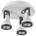 Lampa spot 3-punktowa BARO Regulowana Metal Biały Lumarko!
