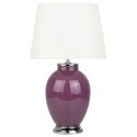 Lampa stołowa BRENTA Ceramika Purpurowy Lumarko!
