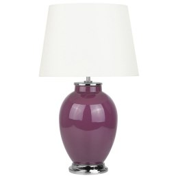 Lampa stołowa BRENTA Ceramika Purpurowy Lumarko!