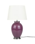 Lampa stołowa BRENTA Ceramika Purpurowy Lumarko!