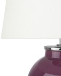 Lampa stołowa BRENTA Ceramika Purpurowy Lumarko!