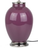 Lampa stołowa BRENTA Ceramika Purpurowy Lumarko!
