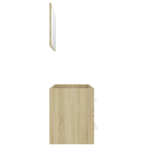  2-częściowy zestaw mebli łazienkowych, dąb sonoma, płyta Lumarko! Lumarko!