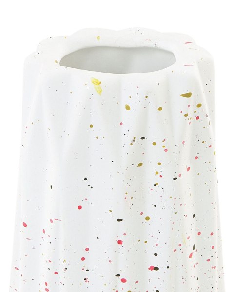 Wazon na kwiaty AMALIADA Kamionka 24 cm Biały