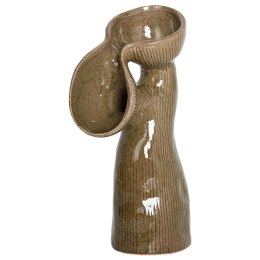 Wazon na kwiaty CALAMUS Kamionka 28 cm Zielony Lumarko!