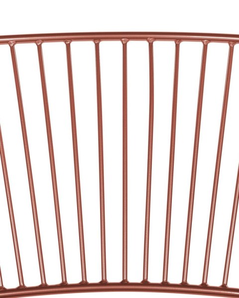 Zestaw 2 krzeseł do jadalni RIGBY Metal Miedziany