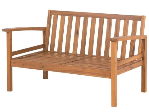 Zestaw ogrodowy ze stolikiem i otomaną dla 4 osób MANILA Drewno akacjowe Jasnobrązowy