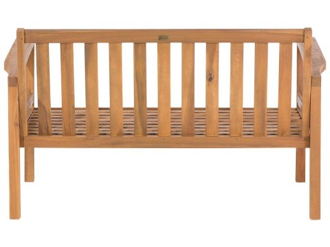 Zestaw ogrodowy ze stolikiem i otomaną dla 4 osób MANILA Drewno akacjowe Jasnobrązowy