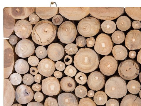 Dekoracja ścienna TWIG Drewno Jasnobrązowy 85 cm
