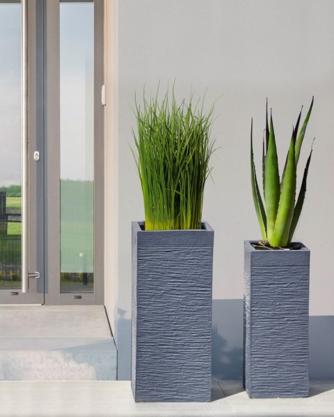 Doniczka DION Ceramika 33 cm Szary