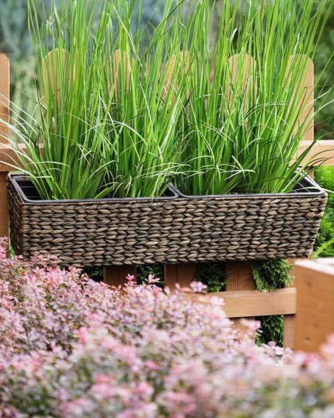 Doniczka KAWALA Rattan 80 cm Brązowy