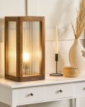 Lampa stołowa KOLIDAM Drewno mango Brązowy Lumarko!