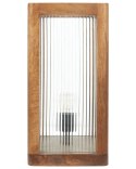 Lampa stołowa KOLIDAM Drewno mango Brązowy Lumarko!