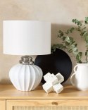 Lampa stołowa NERIS Ceramika Biały Lumarko!
