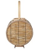 Lampion BISTAL Drewno 30 cm Naturalny Lumarko!