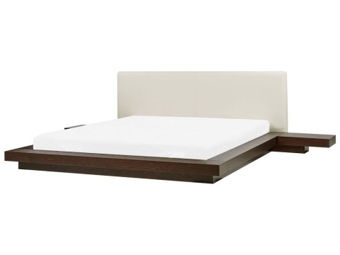 Łóżko wodne Ekoskóra ZEN 180 x 200 cm Jesion ciemny