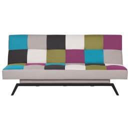 Sofa rozkładana patchwork wielokolorowa LEEDS Lumarko!