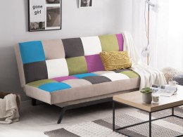 Sofa rozkładana patchwork wielokolorowa LEEDS Lumarko!
