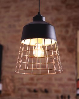 Lampa wisząca MONTE Metal Czarny Lumarko!