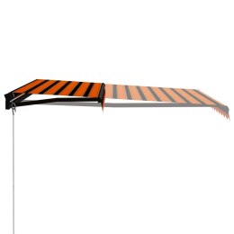  Ręcznie zwijana markiza, 300 x 250 cm, pomarańczowo-brązowa Lumarko! Lumarko!