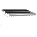  Ręcznie zwijana markiza z LED, 350 x 250 cm, antracytowa Lumarko! Lumarko!