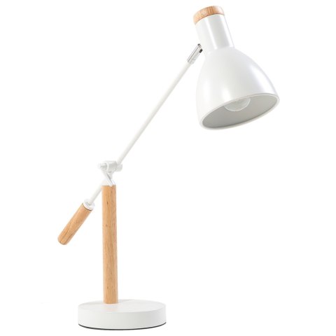 Lampa biurkowa PECKOS Regulowana Metal Biały Lumarko!