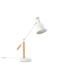 Lampa biurkowa PECKOS Regulowana Metal Biały Lumarko!