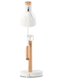 Lampa biurkowa PECKOS Regulowana Metal Biały Lumarko!
