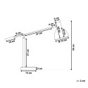 Lampa biurkowa PECKOS Regulowana Metal Biały Lumarko!