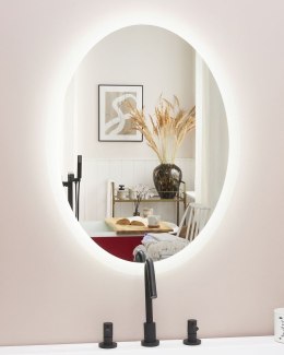 Lustro łazienkowe LED VIRIAT 60 cm 80 cm Srebrny Lumarko!