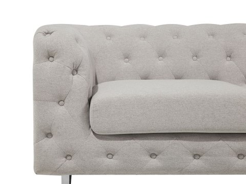 Sofa 2-osobowa beżowa VISSLAND