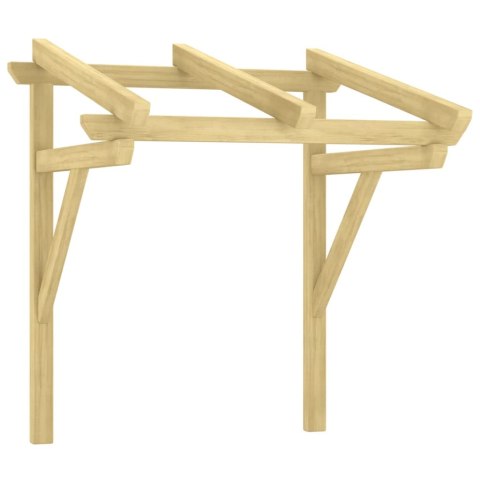  Daszek nad drzwi, 100x100x80 cm, impregnowane drewno sosnowe Lumarko! Lumarko!