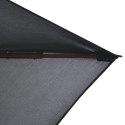  Parasol ogrodowy na drewnianym słupku, 200x300 cm, antracytowy Lumarko! Lumarko!