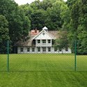  Siatka ogrodzeniowa ze słupkami, stal, 25 x 0,75 m, zielony Lumarko! Lumarko!