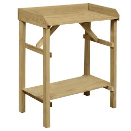  Stolik ogrodniczy, impregnowane drewno sosnowe, 75x40x90 cm Lumarko! Lumarko!