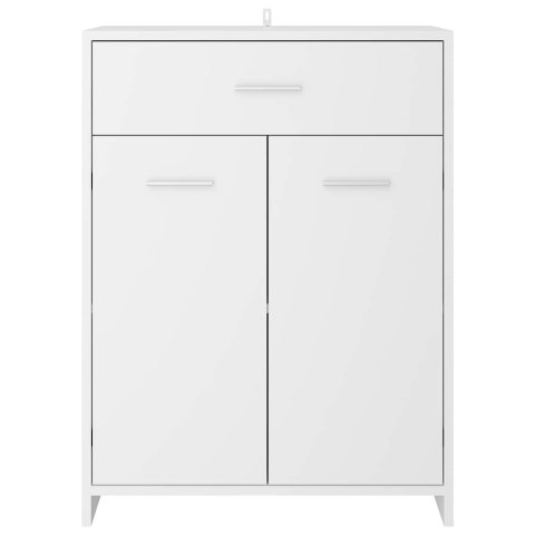  Szafka łazienkowa, biała, 60x33x80 cm, materiał drewnopochodny Lumarko! Lumarko!