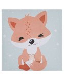 Zestaw 4 obrazów na płótnie BOMBI Motyw dziecięcy 30 x 30 cm Kolorowy Lumarko!
