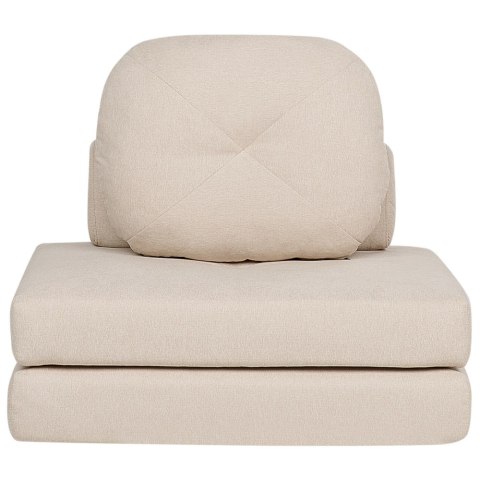 Sofa rozkładana jednoosobowa beżowa OLDEN Lumarko!