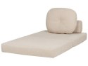 Sofa rozkładana jednoosobowa beżowa OLDEN Lumarko!